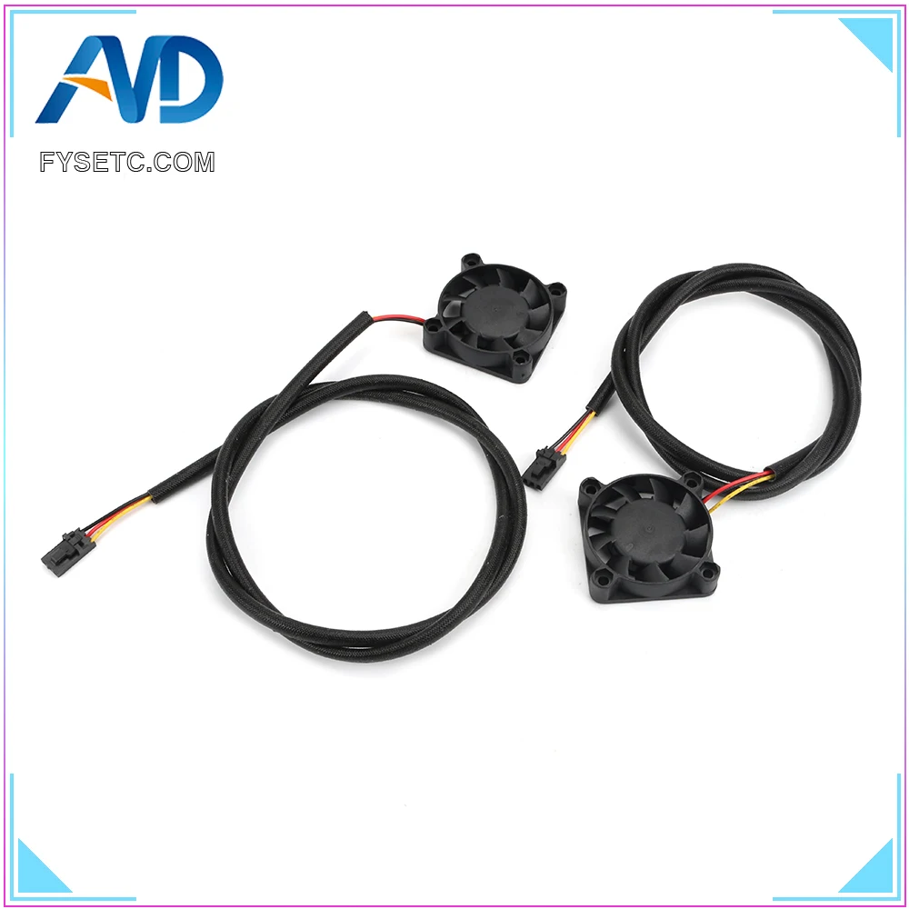 2 шт. Prusa i3 MK3 3D принтеры супер беззвучный 4010 Вентилятор охлаждения гидравлический