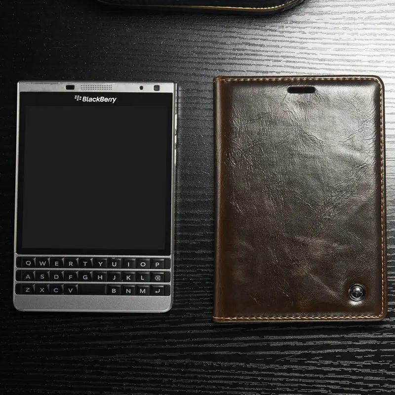 CaseMe бумажник чехол для Blackberry Passport 2 с подставкой кожаный флип ультра тонкий