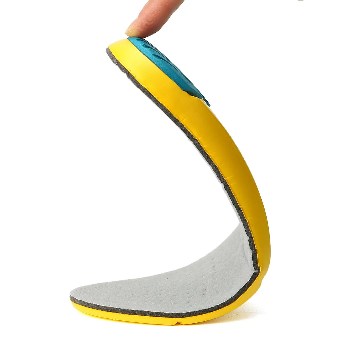 1 пара EVA пены памяти спортивные стельки поглощение пота вставка арки дышащий