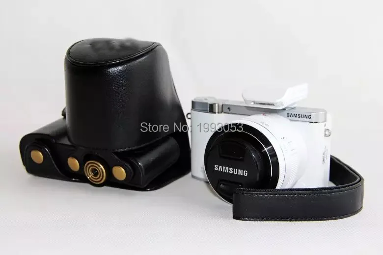 Сумка для камеры из искусственной кожи для samsung NX3000 NX-3000 чехол для камеры с плечевым ремнем Чехол для Камеры из искусственной кожи новинка