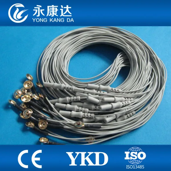 10 шт./лот Din кабель EEG с позолоченной чашкой din 1 5 мм|cable 1.5mm|cable dincable lot |