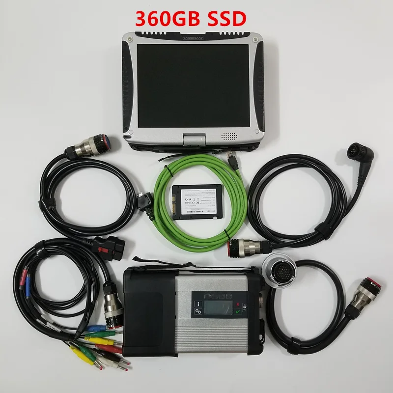 cf19 and c5 with ssd MB Star C5 SD Подключение с программным обеспечением V2019.09 hdd ssd super mb star c5 диагностический инструмент с toughbook CF19 ноутбук CF19 CF-19 cf19 - Цвет: cf19 and c5 with ssd