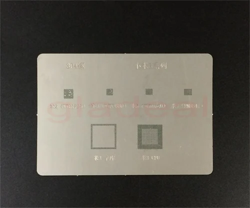 BGA трафарет Наборы комплект микросхема Трафарет для пайки Xiaomi WTR1625 APQ8064 и т.