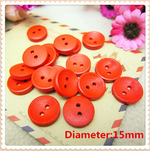 YJHSMY 10 стилей 100 шт./лот картина Печать 2 отверстия деревянные пуговицы 15 мм шитье