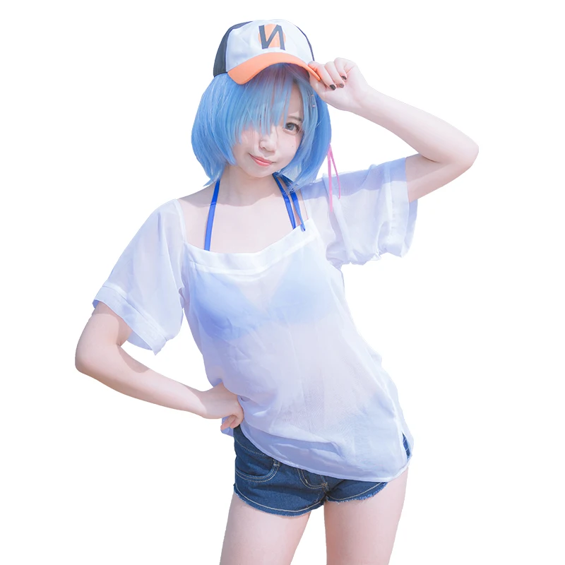 Аниме! Re: Life in a different world of zero Rem купальник сексуальный милый бикини Униформа
