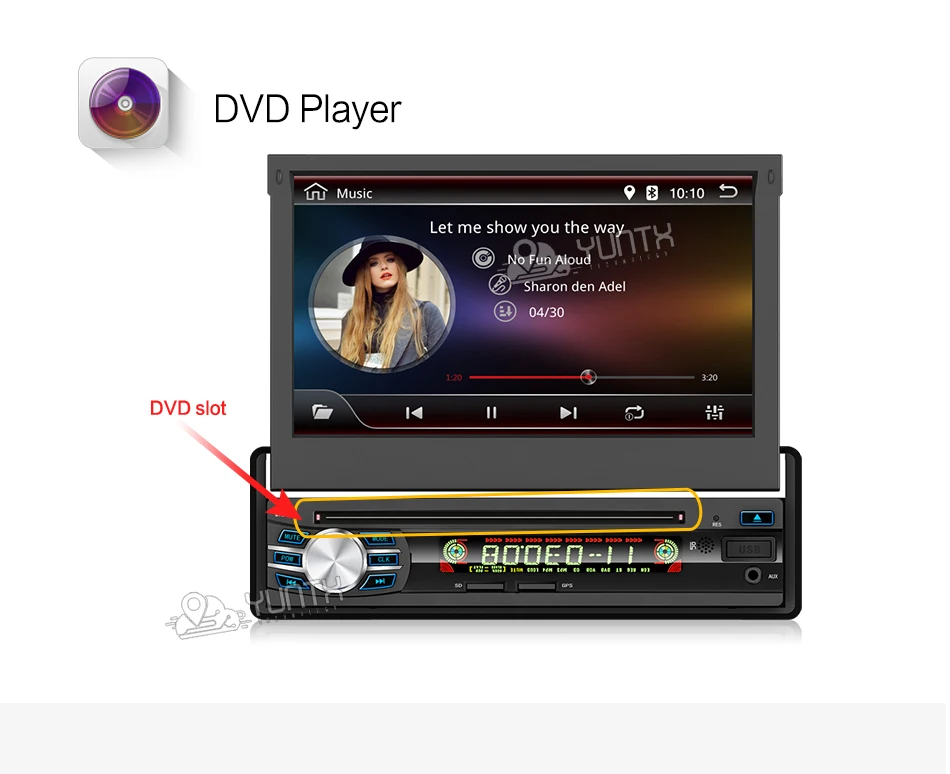 Android 9 1din Авторадио автомобиля Радио 7 дюймов HD gps dvd-плеер с навигацией Bluetooth USB задняя камера головное устройство автомобиля стерео