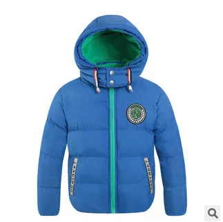 Детская одежда 2017 зимняя модная верхняя и пальто для мальчиков куртка с