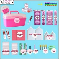 140pcsset diamond embroidery accessories 5d diy diamond painting cross stitch tools full kits rhinestones boxes cases paintings