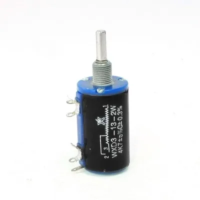 2 шт. WXD3 13 4 7 K ohm ватт мм Круглый Вал Поворотный проволочный потенциометр|potentiometer