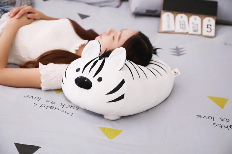 Мягкие животные тигр, плюшевые игрушки подушка животное Зебра Peluche Подушка Kawaii кукла хлопок девочка Brinquedo игрушки для детей