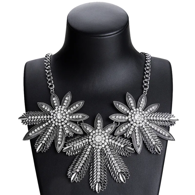 2018 New Fashion Vintage Metal Color Punk Style &ampNecklace Party Chokers Spring Dress Collar Statement Necklace | Украшения и