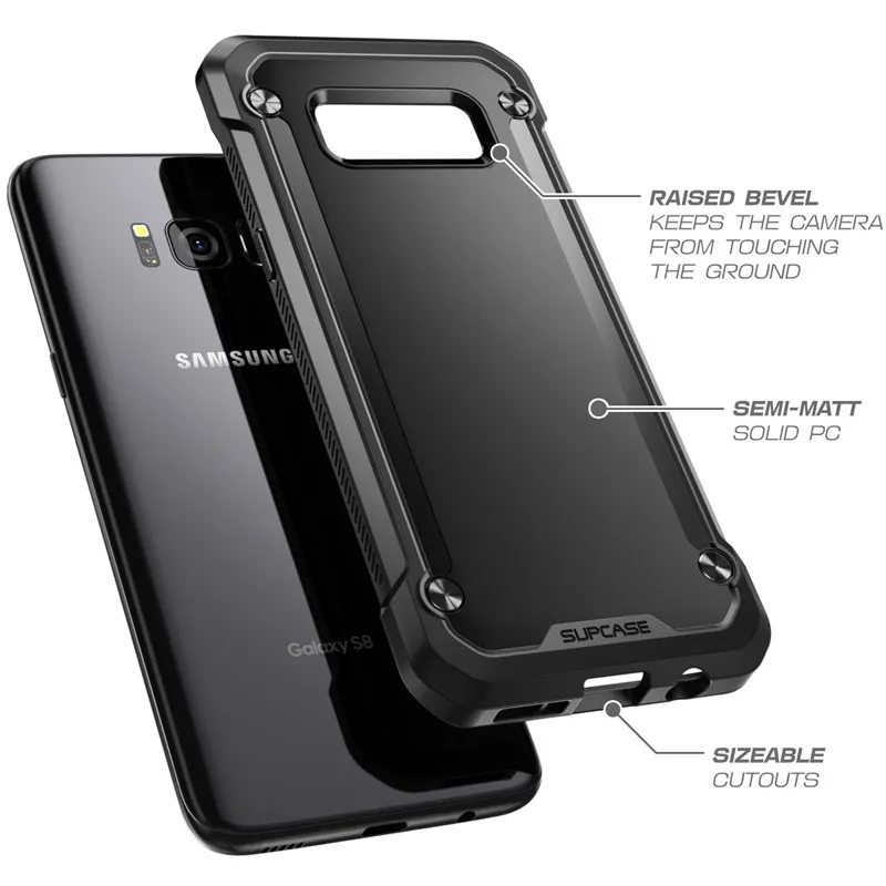 Чехол для samsung Galaxy S8, 5,8 дюймов, SUP, чехол, единорог, жук, серия UB, TPU+ PC, Премиум класс, гибридный, защитный, прозрачный чехол, задняя крышка