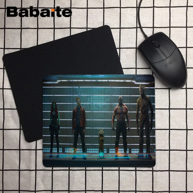 Babaite Guardians галактики заказной Ноутбук игровой Размер коврика для компьютерной мыши для 25x29 см Коврик для мыши