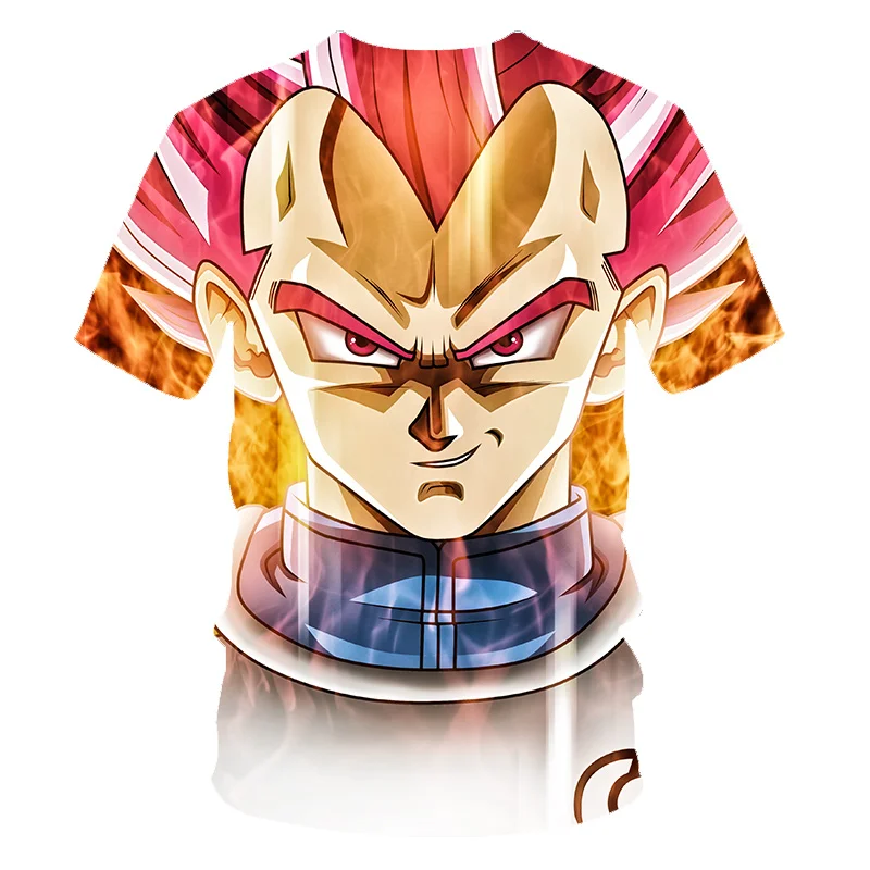 Dragon Ball Z футболки для мужчин Летняя мода 3D принт Супер Saiyajin Сон Гоку черный Zamasu Вегета дракон футболка Топы корректирующие