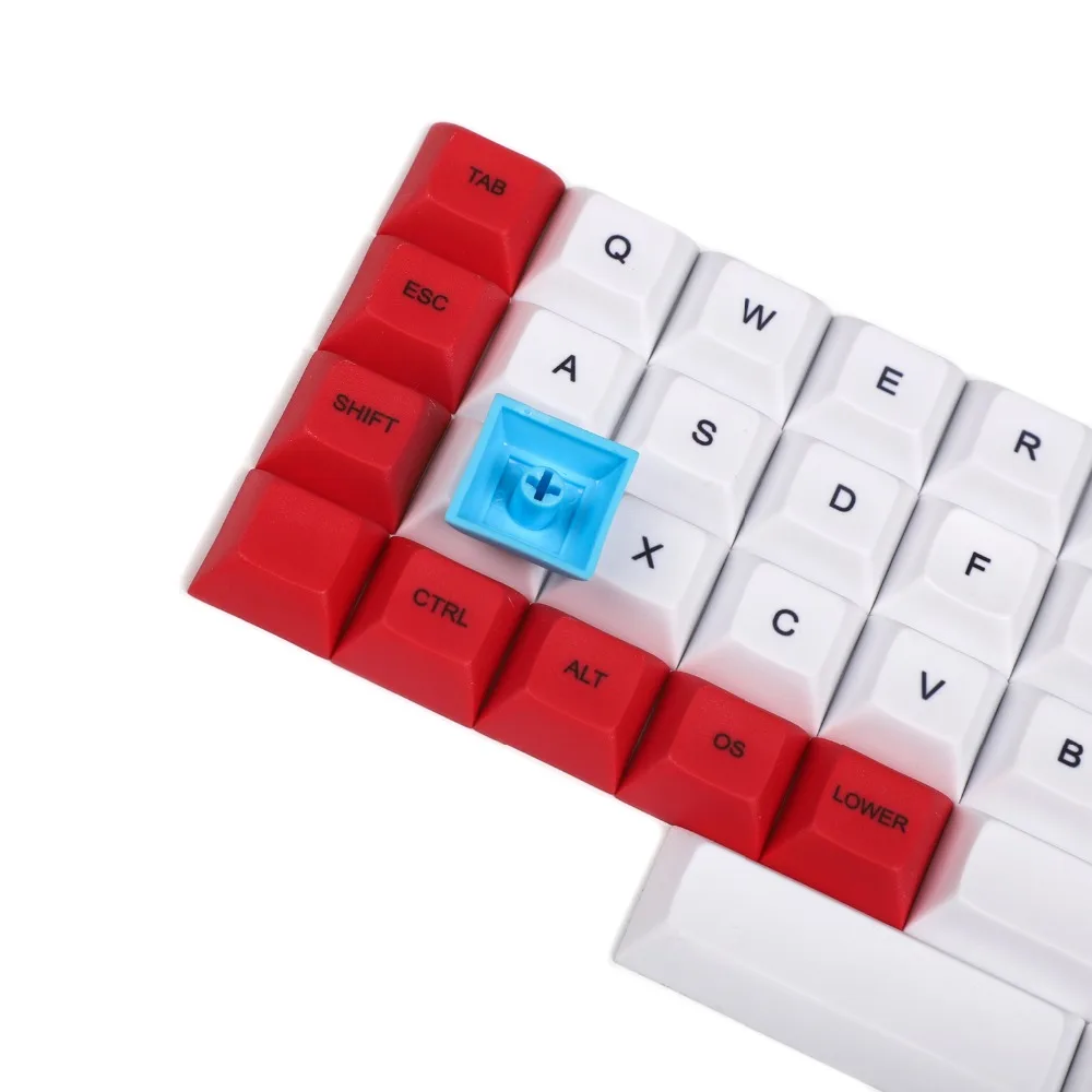 YMDK Dye Sub 1,4 мм PBT DSA Keycap для MX переключатели клавиатуры планка AMJ40 Niu40