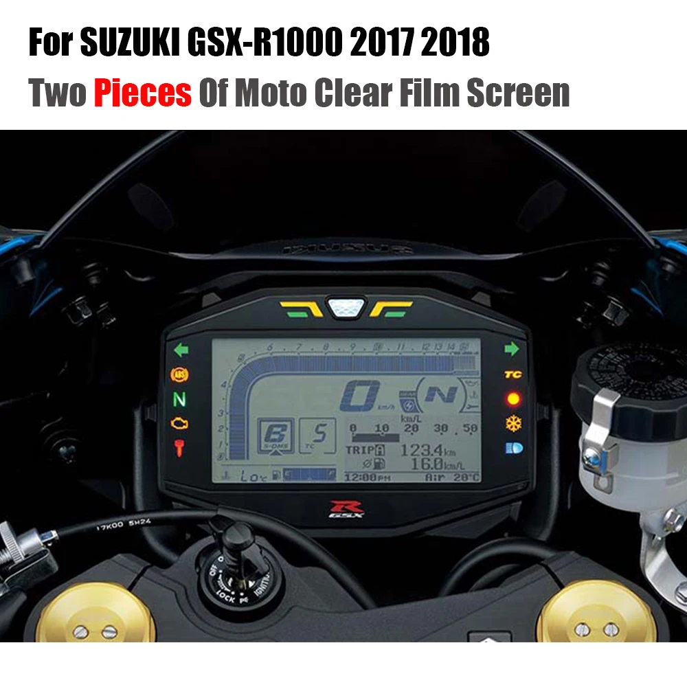 

Cluster Scratch Protection Film Screen Protector TPU For Suzuki GSXR1000 GSXR 1000 GSX-R1000 2017 2018