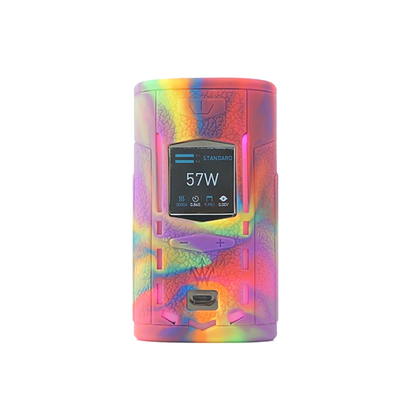 2 шт. чехол с текстурой кожи для VooPoo X217 Woody Vapes 217 Вт TC Box Mod защитный силиконовый чехол-накладка подходит X 217
