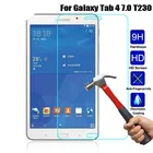 Защитная пленка для экрана планшета Samsung Galaxy Tab 4 7,0, SM-T230, T231, T235, 9H, закаленное стекло, 2 шт.