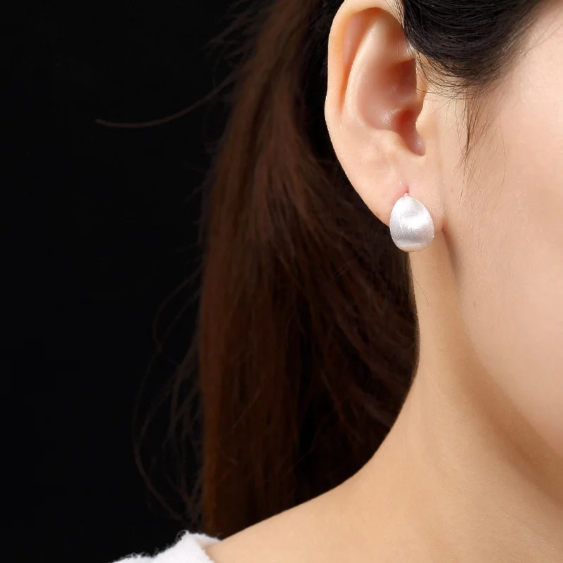 Женские круглые серьги гвоздики BALMORA в стиле ретро из стерлингового серебра 925