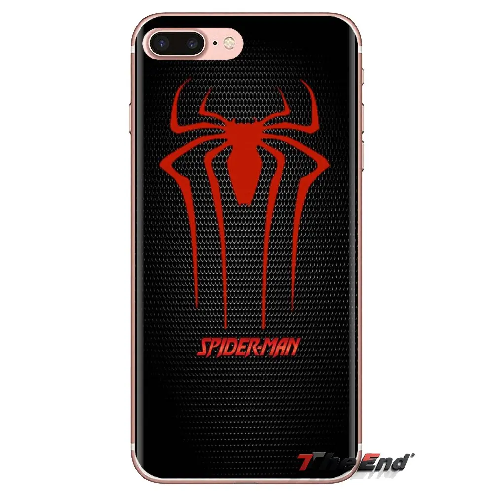 Силиконовый чехол для телефона Samsung Galaxy S3 S4 S5 Mini S6 S7 Edge S8 S9 S10 Plus Note 3 4 5 8 9 Spiderman Hero DC