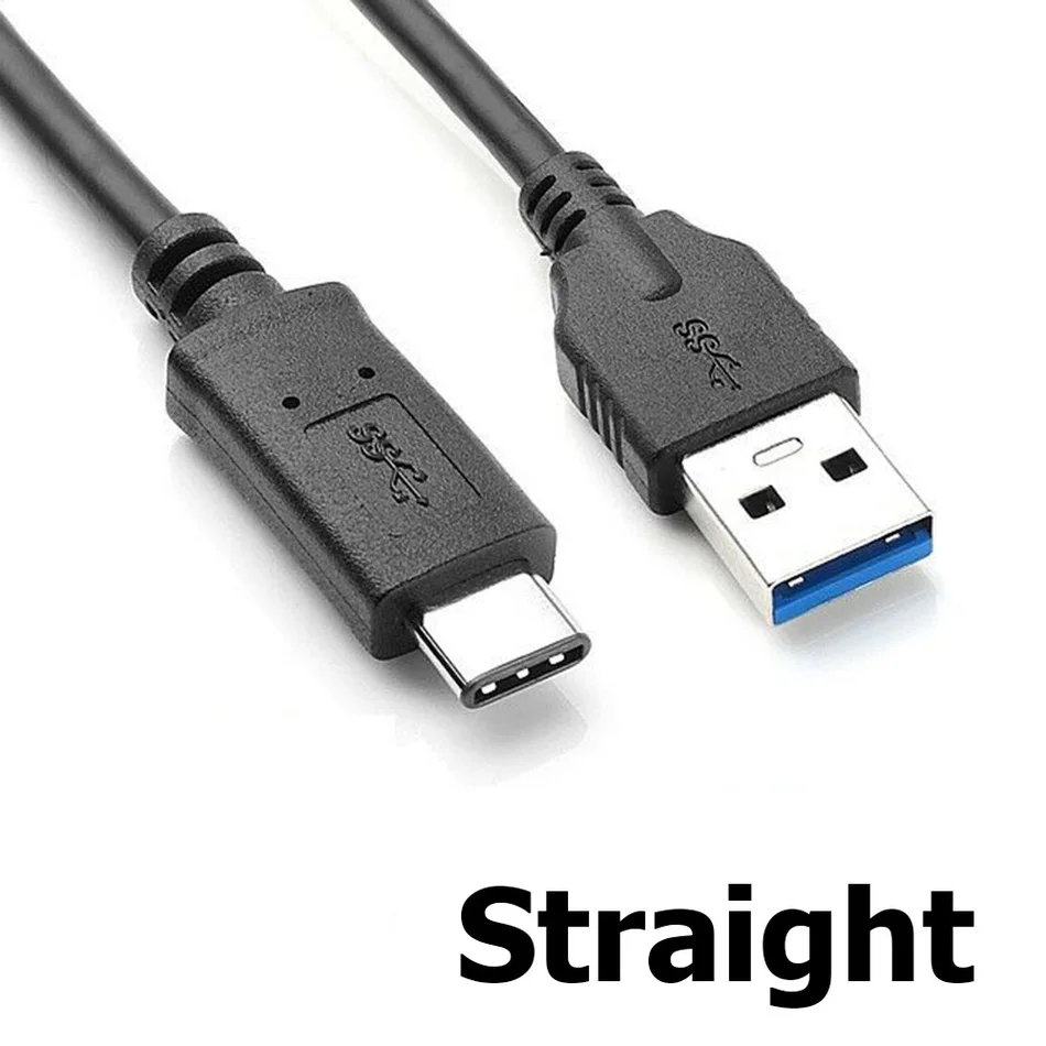 1 метр USB 3.0 Type C к 3 адаптер кабель левый правый прямой USB3.0 угловой разъем питания