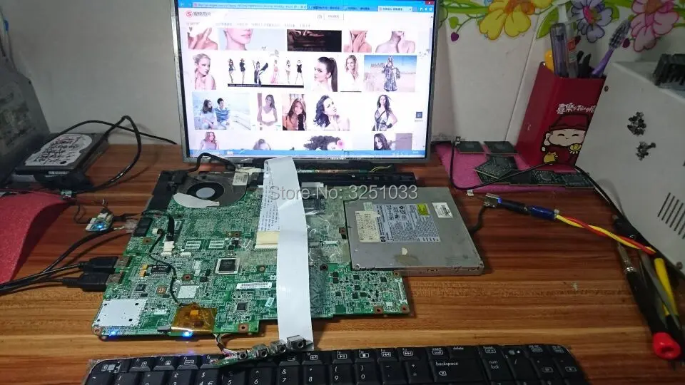 461860 001 для COMPAQ NOTEBOOK F700 HP G6000 Notebook материнская плата + ЦП с mcp67 mv