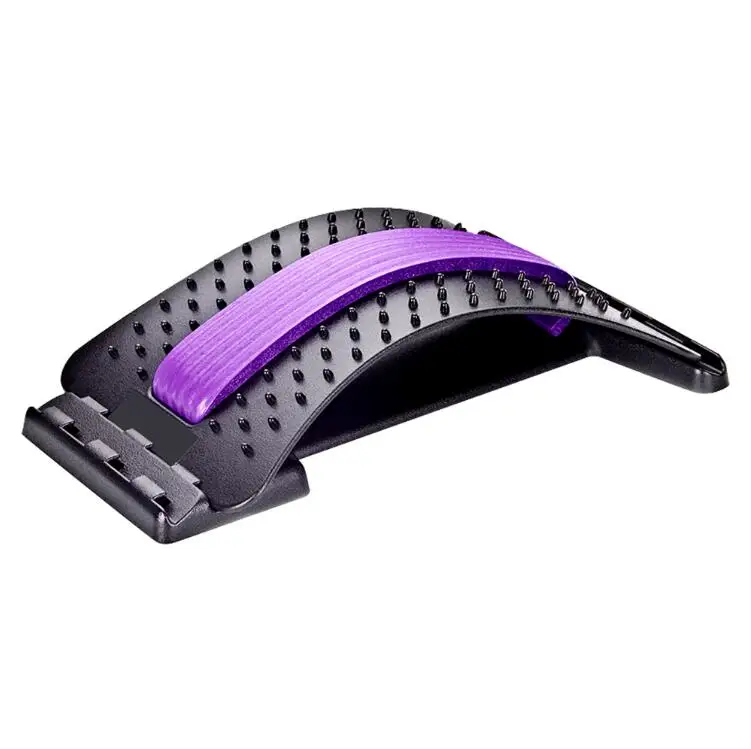 purple OLIECO подтяжки для спины фитнес поясничная осанка корректирующий Массажер для позвоночника облегчение боли корректор Волшебная поддержка расслабления спины - Color: purple