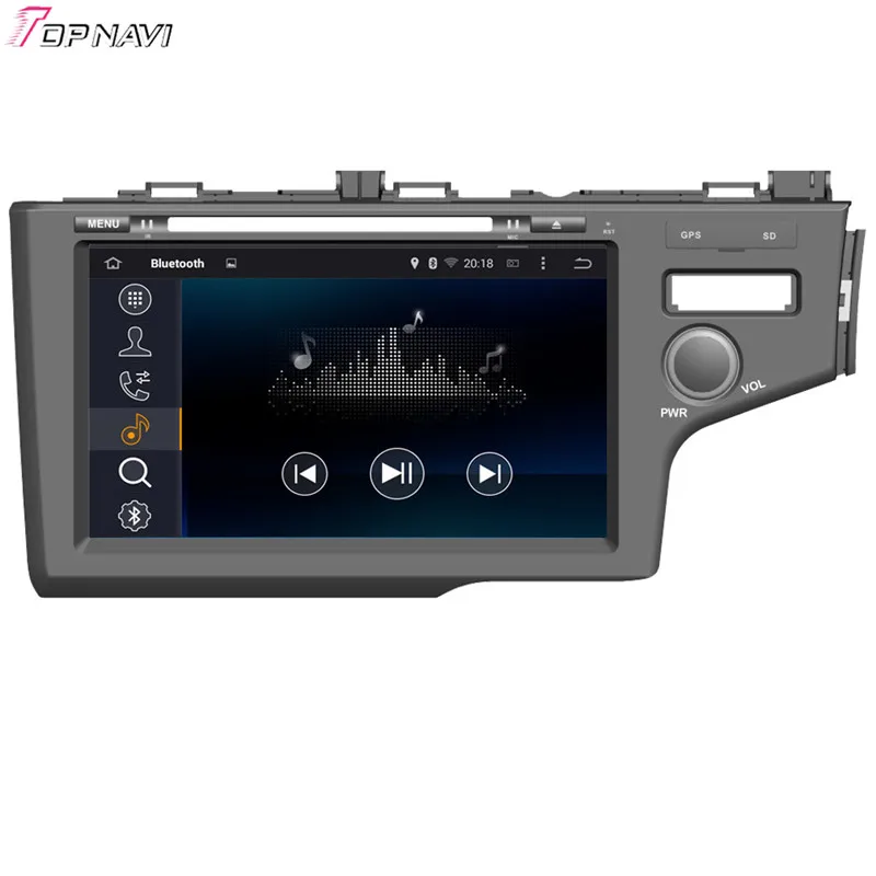 

TOPNAVI 8' Octa Core 4GB RAM Android 6.0 Car Video GPS For FIT 2014 For Honda Audio DVD Player