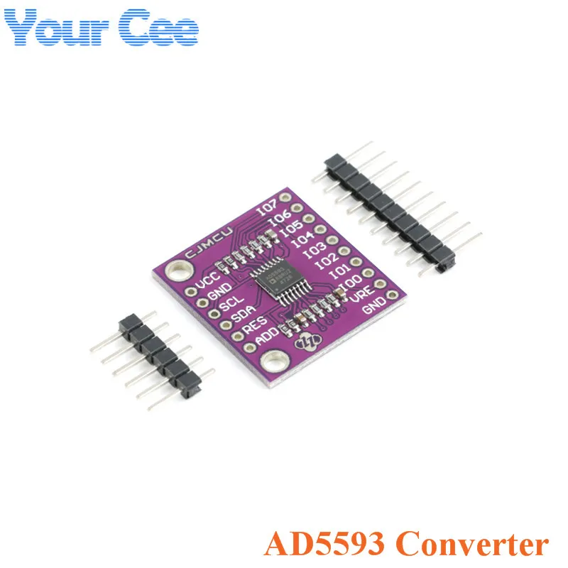 AD5593 преобразователь ADC/DAC настраиваемый 12 битный аналогово цифровой 8