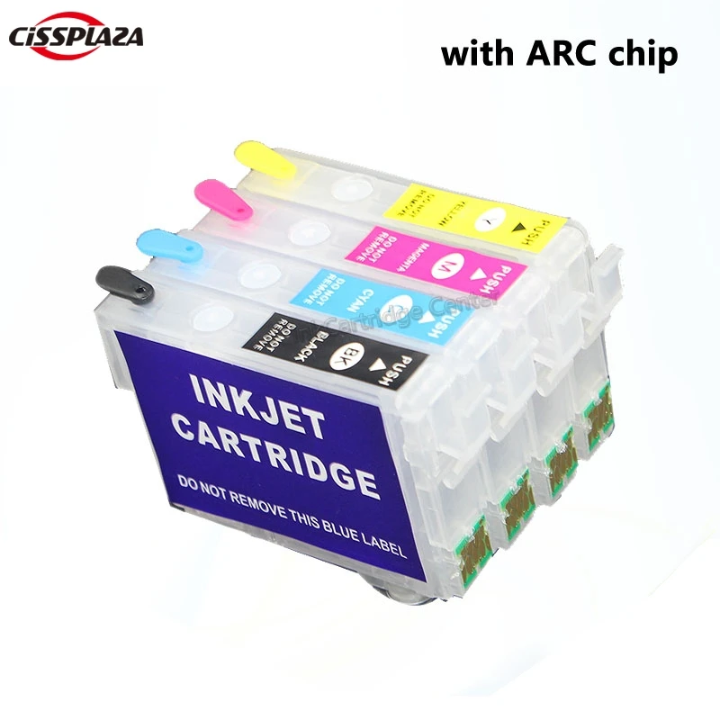 CISSPLAZA 5sets  Refill ink cartridge for EPSON XP30 102 202 205 302 305 402 405 XP-225 XP-325 XP425 XP422 XP312 XP322 t1811