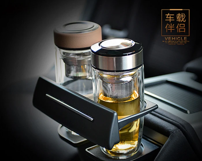 Высококачественный двухслойный Портативный бизнес идеи стакан стеклянный