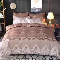 lace pattern bedding set 3pcs2pcs duvet cover pillowcase pillow sham home textile adult king queen size no sheet no fillers