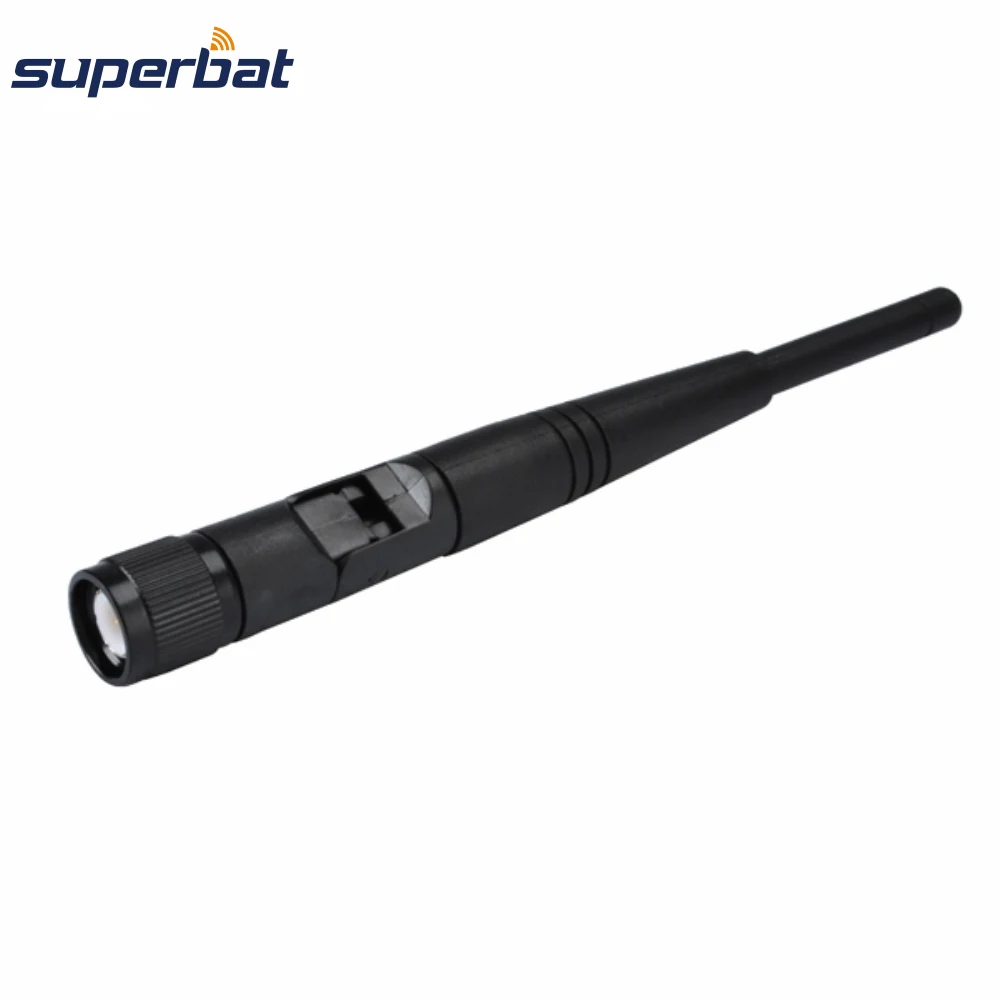 Антенна Superbat 2 4 ГГц 5 дБи WiFi наклон и поворот резиновая утка TNC Plug WLAN PCI карта