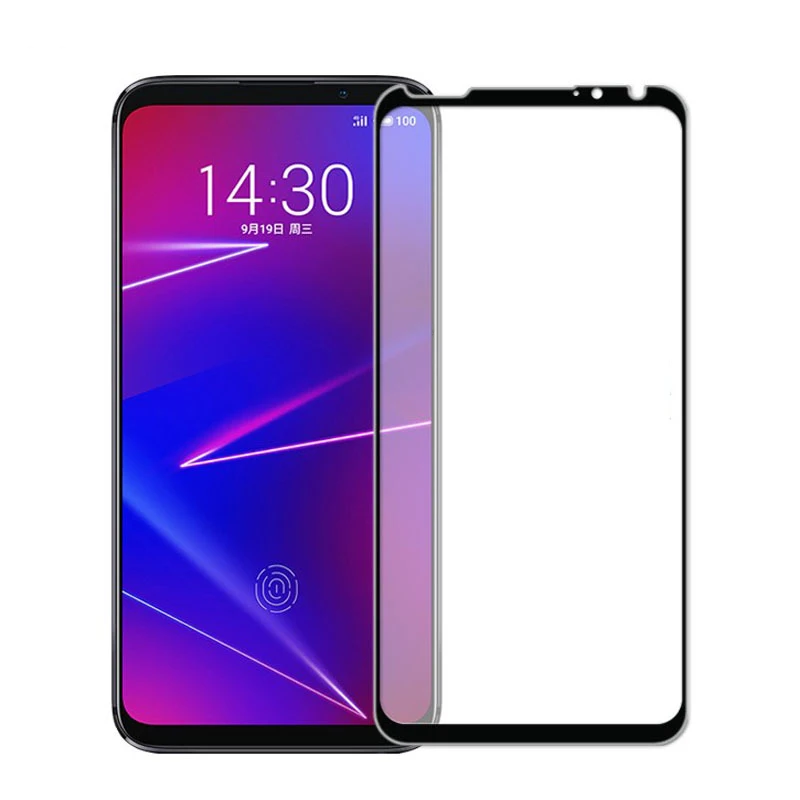 3D полностью клеящееся закаленное стекло из алюминия для Meizu 16XS полное покрытие 9H