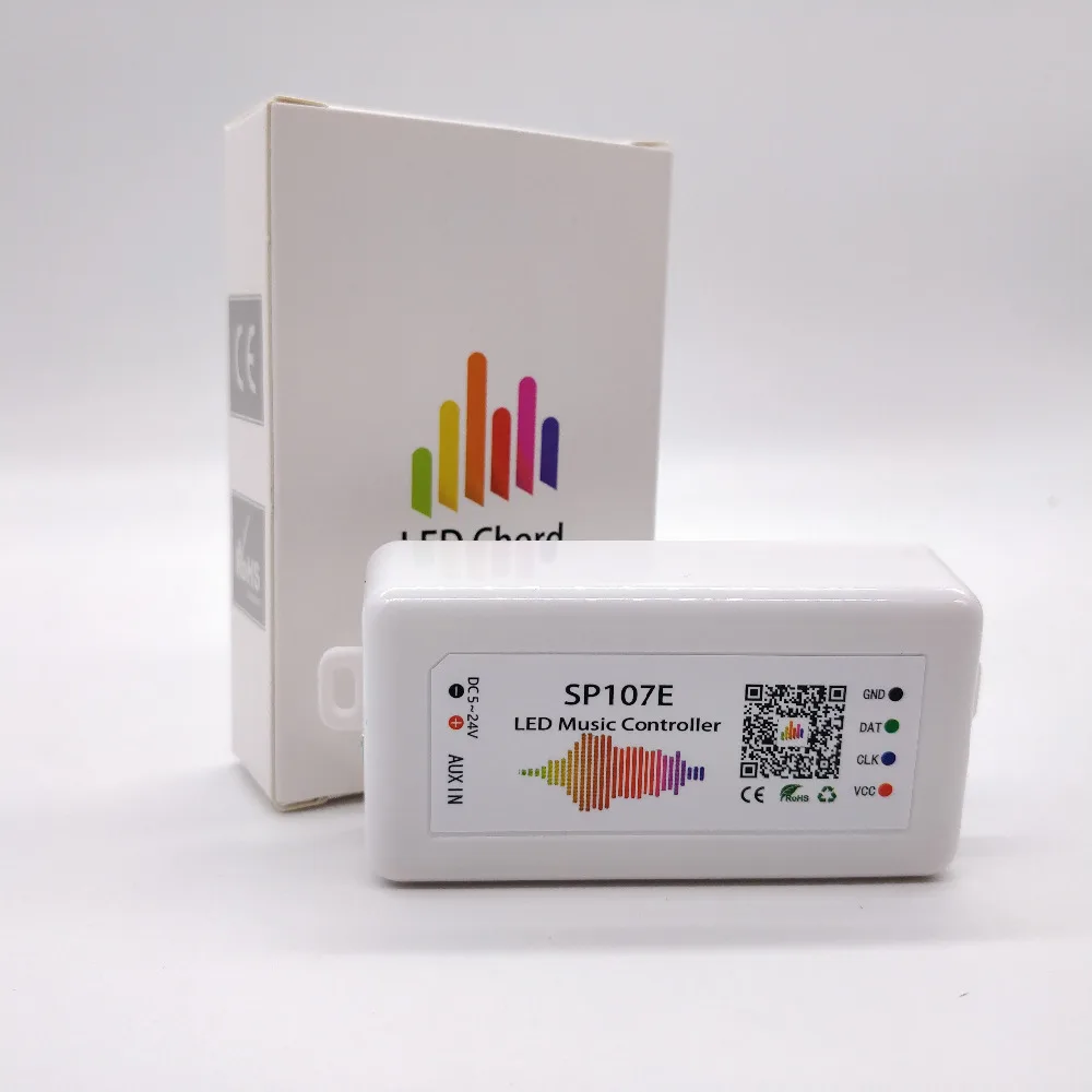 SP107E Bluetooth Pixel IC SPI музыкальный светодиодный контроллер по телефону приложение для