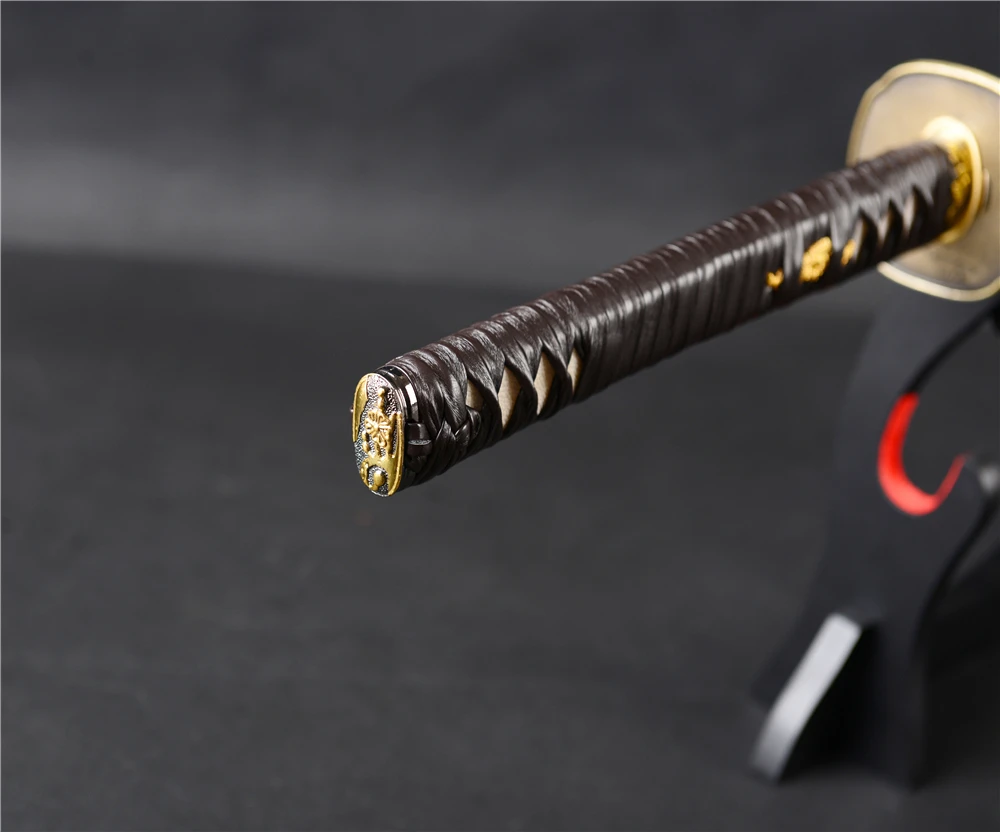 Марганцевые мечи Brandon острый Самурай катана ручная работа японский боевой меч