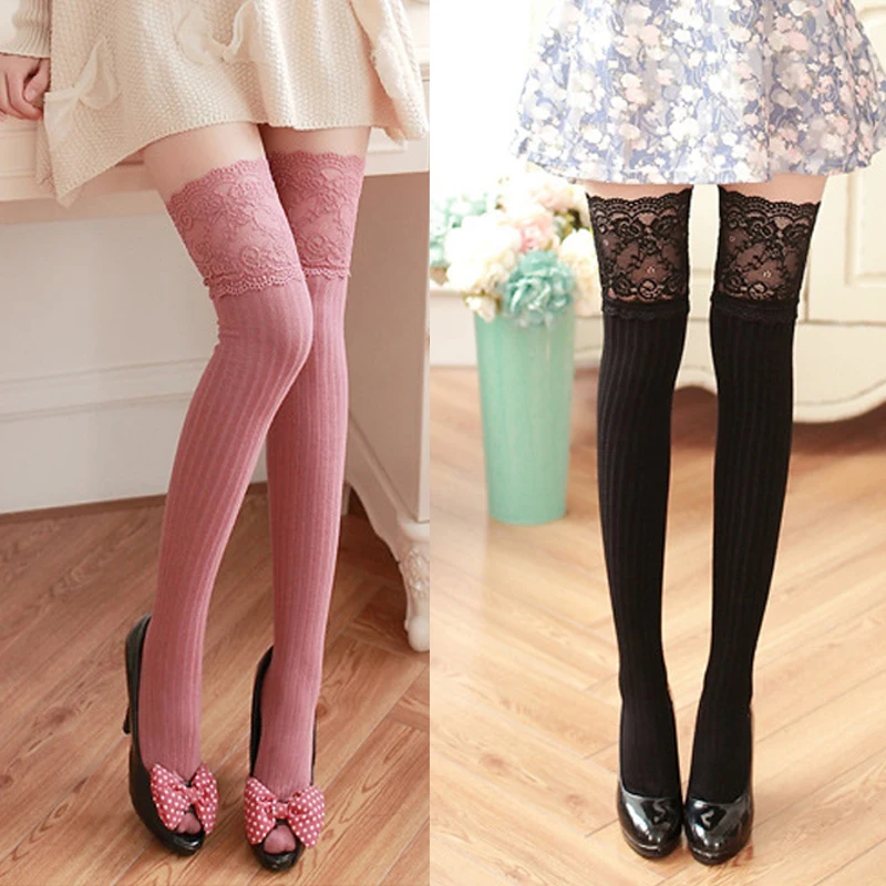 Женские осенне-зимние вязаные вязаный крючком ры колена вами высокие теплые