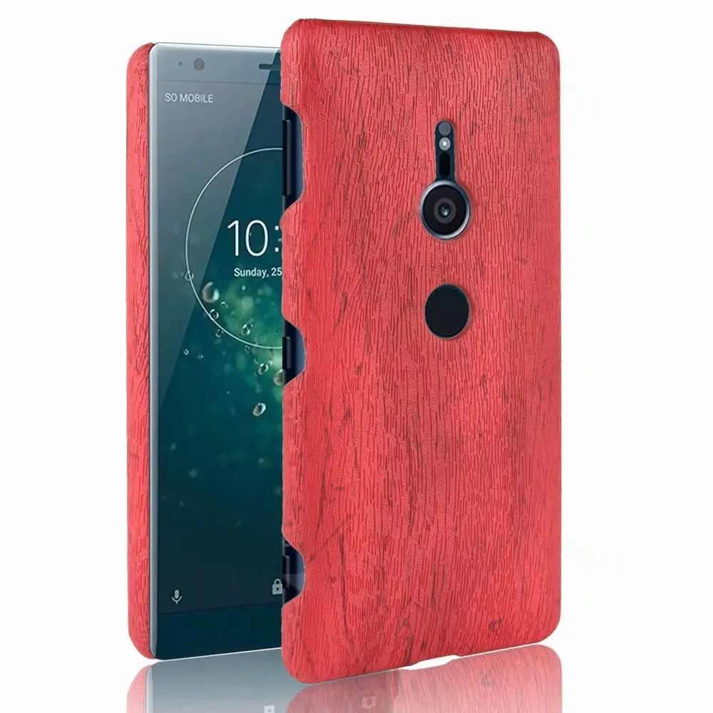 Дерево покрытия кожи для sony XZ2 чехол амортизирующие трудно шт мобильного