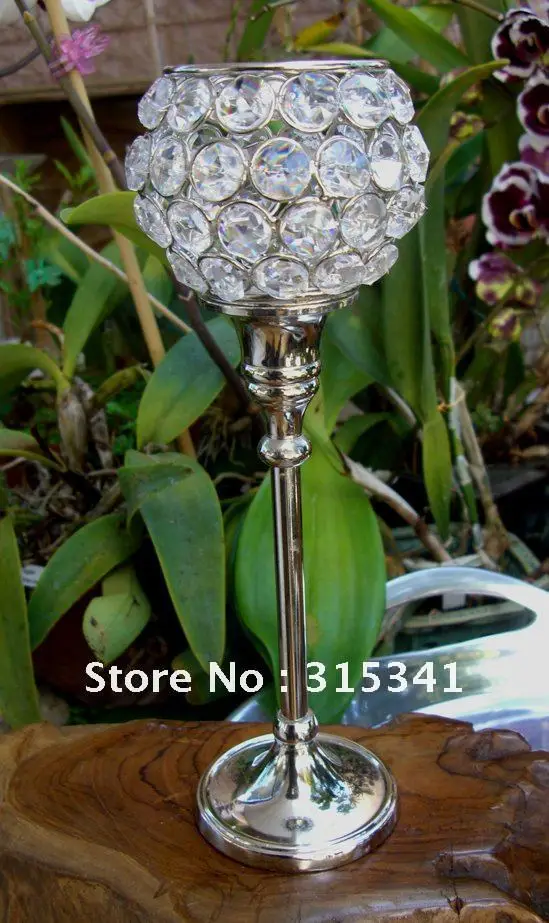 (30 шт./лот) хрустальный свадебный центральный элемент/Хрустальный подсвечник/13 8
