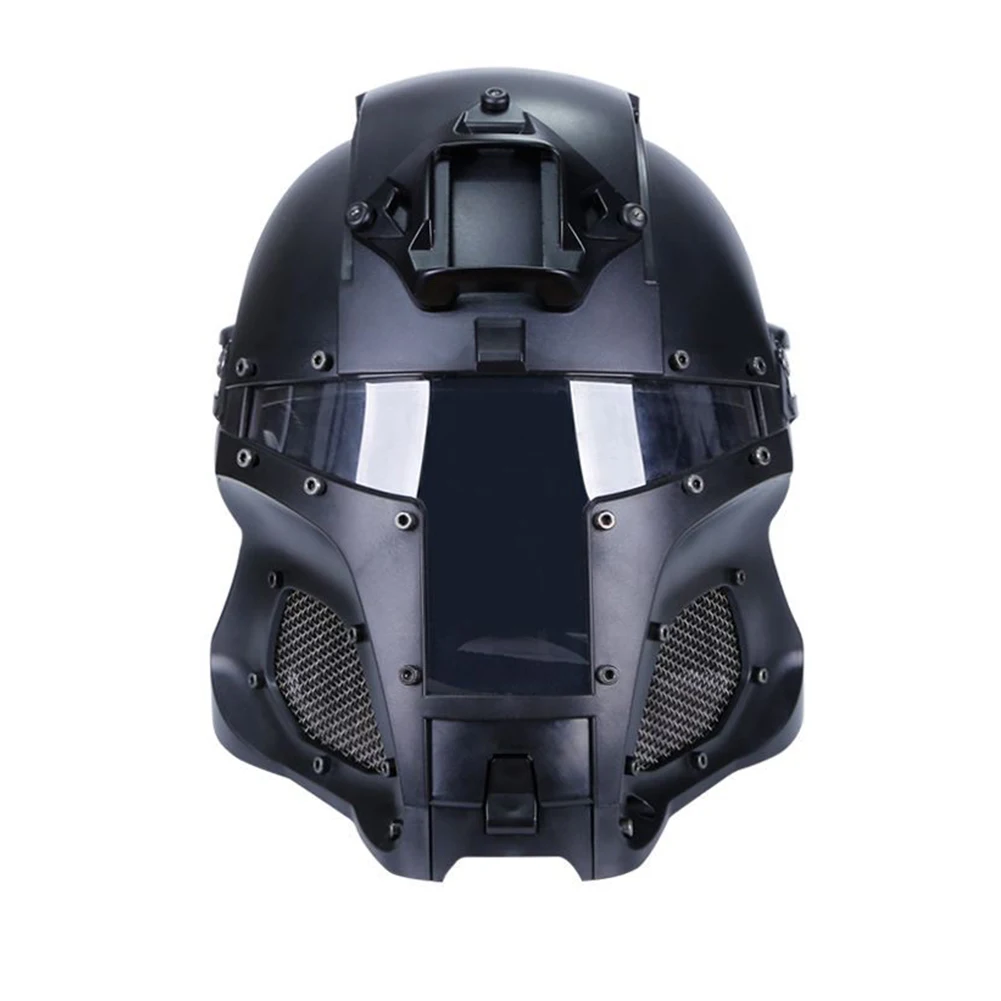 Средневековый Iron Warrior Шлем тактический Открытый Ретро-шлем однотонные Цвет издание