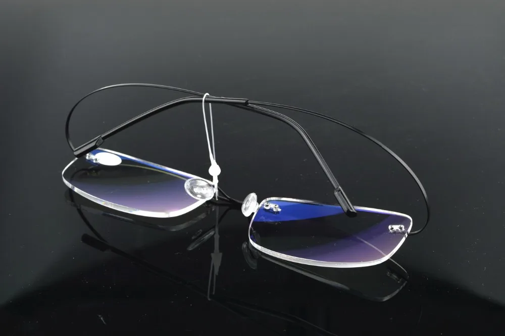 CLARA VIDA титановой рамой черный/серебряные кольца для мужчин женщин без оправы 2G