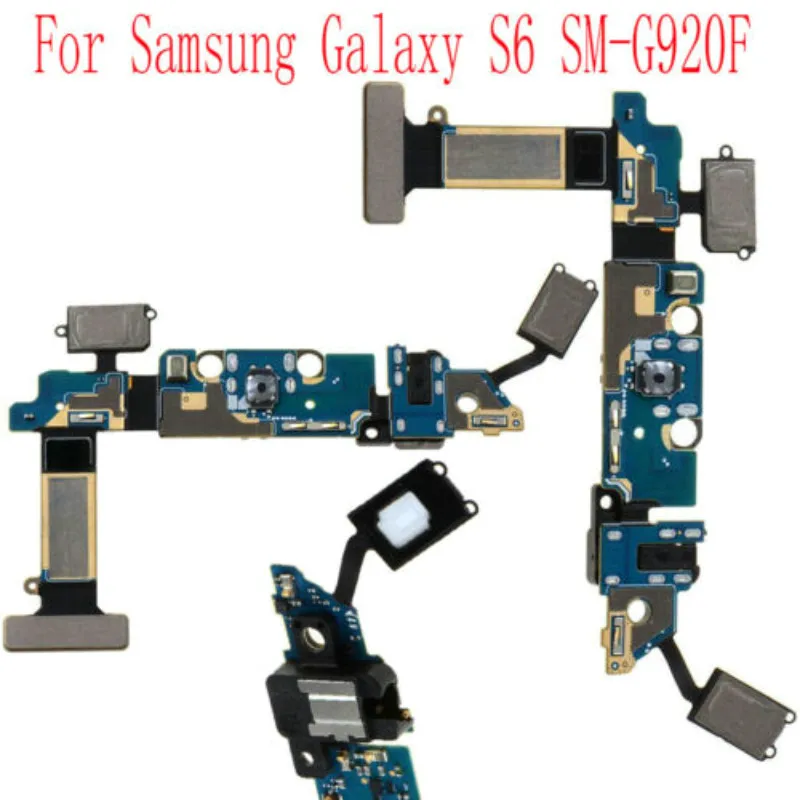Замена USB зарядный док порт гибкий кабель для Samsung Galaxy S6 SM G920|Шлейфы мобильных