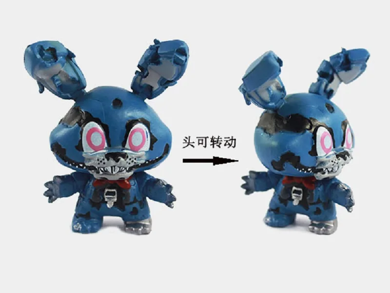 Новинка FNAF Freddy мини-фигурка Nendoroid 5-6 см ПВХ Five Nights At Freddys Foxy Freddy Chica Аниме фигурки Свободные игрушки 8 компл