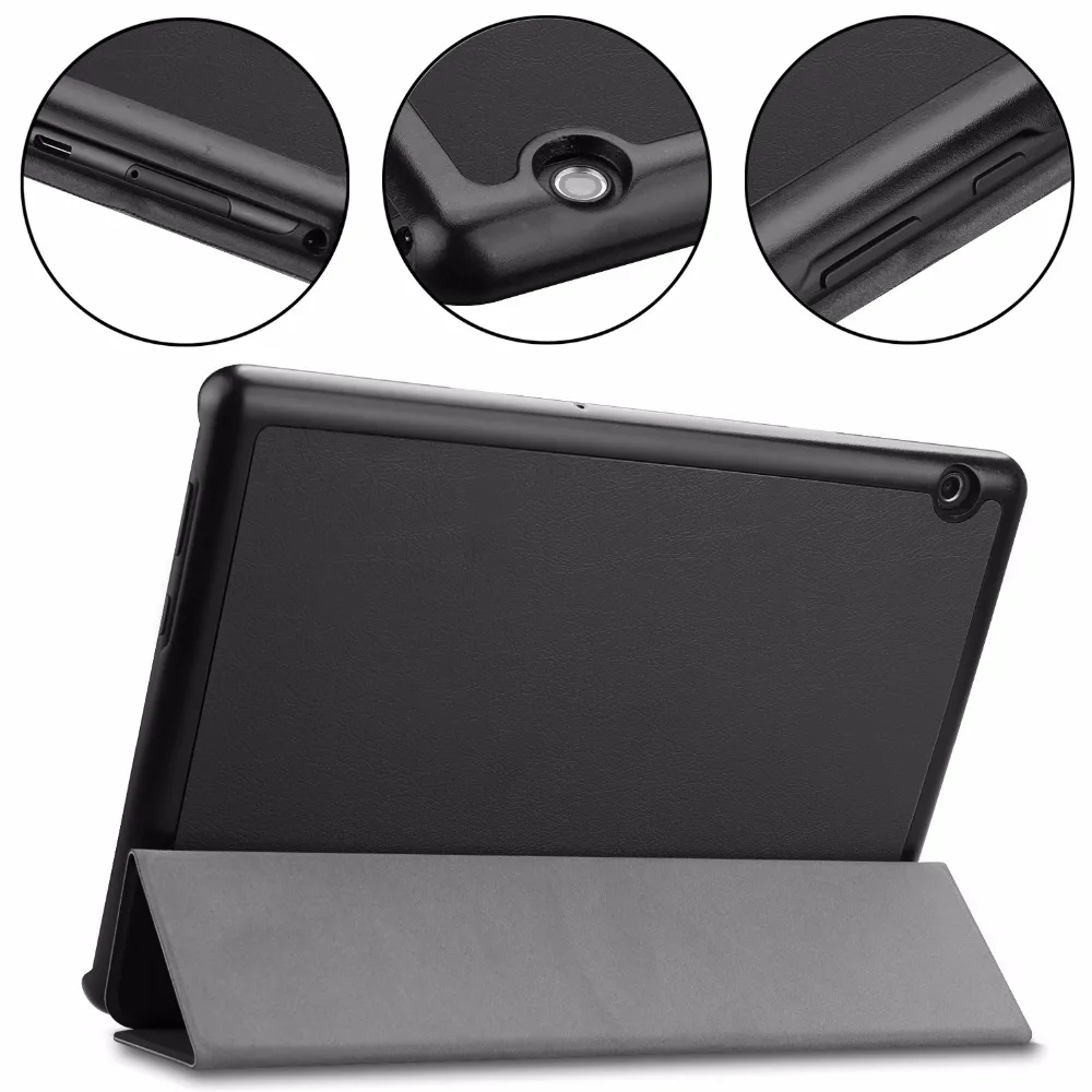 Чехол для huawei MediaPad T5 10 10," дюймов AGS2-W09/L09/L03/W19 Премиум кожаный чехол-книжка на магните чехол