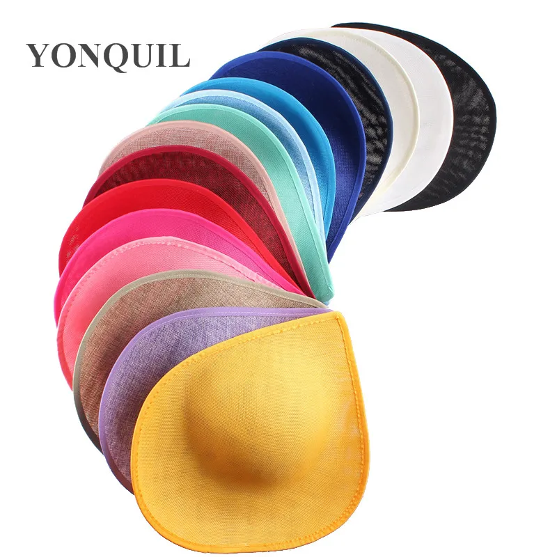 30CM Emerald Green Big Imitation Sinamay Fascinator Bases For Women Wedding Millinery Hats Hair Accessories 5Pcs/Lot SYB05 |