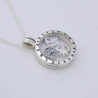 Колько Forever love Petites плавающей медальон ожерелье и кулон для женщин ожерелье 