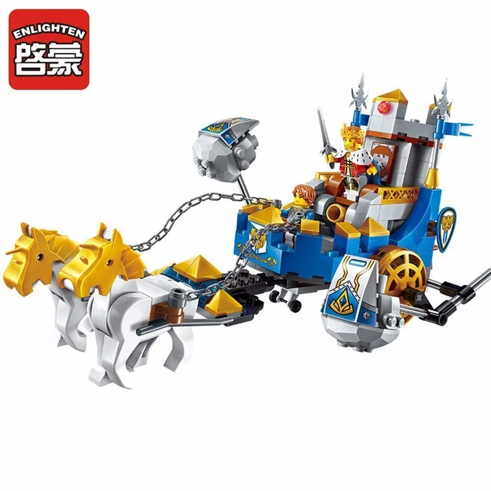 Просветите детские игрушки подарки замок блоки для Building Block совместимые legoe