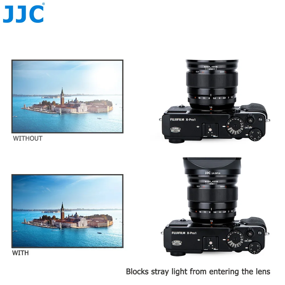 JJC камера байонетная квадратная бленда 67 мм для FUJINON объектив XF16mmF1.4R WR заменяет LH-XF16