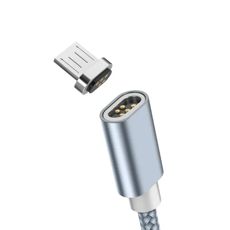 HOCO U40A 1 м плетеный нейлоновый Магнитный USB кабель для быстрой зарядки и синхронизации данных для телефонов Android кабель передачи данных для быстрой зарядки