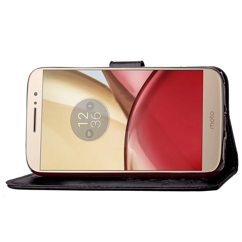 Для Motorola Moto M Чехол 5 дюймов кошелек чехол для телефона из искусственной кожи XT1662